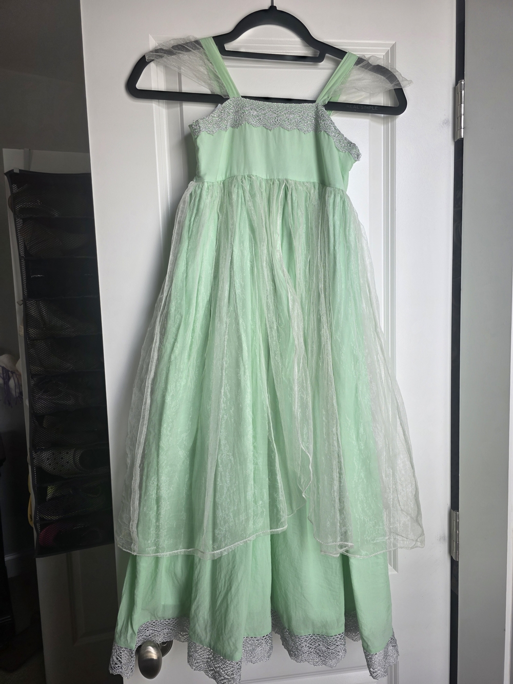 Wildling Girls' Mint Green Tulle Party Dress Size 6